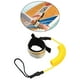 thumbnail image 3 of Correa de cuerda de mano elástica, cómoda, ajustable, de 6 mm de grosor, para tabla de surf, repuesto para tabla corta, tabla de pescar, tabla de skimboard Amarillo, 3 of 5
