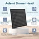 thumbnail image 5 of Sistema de ducha Aolemi con cabezal de ducha tipo lluvia negro mate, 5 of 8