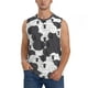 thumbnail image 1 of Fotbe Black And White Sheeps Men's Camiseta sin Mangas Estampada para Hombres, Playera Casual para Gimnasio, Entrenamiento, Playa-XX-Large, 1 of 7