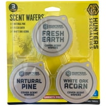 Hunters Specialties Variety Pk 3 Scent Waffers - Fresh Earth/Acorn/Pine