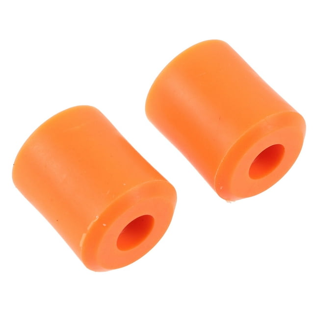 LOLIPPYY 2Pcs Orange Ski and Snowboard Wall Mount Rack Rubber Hook Storage Solution for Home