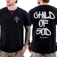 thumbnail image 3 of Christian Child Of God Psalm 23 Graphic T-Shirt for Men and Women, 3 of 6