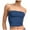 Blue, variant on Fanxing Navy Tube Tops for Women S Going Out Crop Sleeveless Tank Bandeau Strapless Casual Shirts （Women's Petite XS-XL)