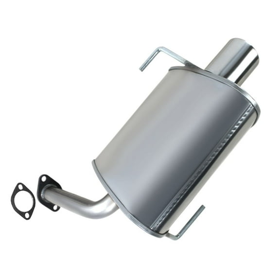 Stainless Steel Driver Side Exhaust Muffler Fits 2008-2014 Subaru Tribeca 3.6L - Direct Fit