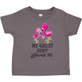 thumbnail image 3 of Inktastic My Great Aunt Loves Me with Two Flamingos Boys or Girls Toddler T-Shirt, 3 of 5