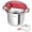silver, variant on Koch Systeme CS Small Pressure Cooker Stainless Steel 3.2 Quart, Olla de Presion, 18/10 Stainless Steel Pressure Cooker with Glass Lid, One-Hand Locking, Induction Compatible