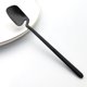 thumbnail image 5 of Juego de cubiertos negros de 24 uds, cuchara, tenedor, cuchillo, juego de vajilla, decoración de cocina, juegos de vajilla, helados, postres, sopa, uso de café, 5 of 5
