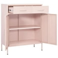 thumbnail image 5 of vidaXL Storage Cabinet Steel Sideboard Bookcase Book Cabinet Black/White, 5 of 10