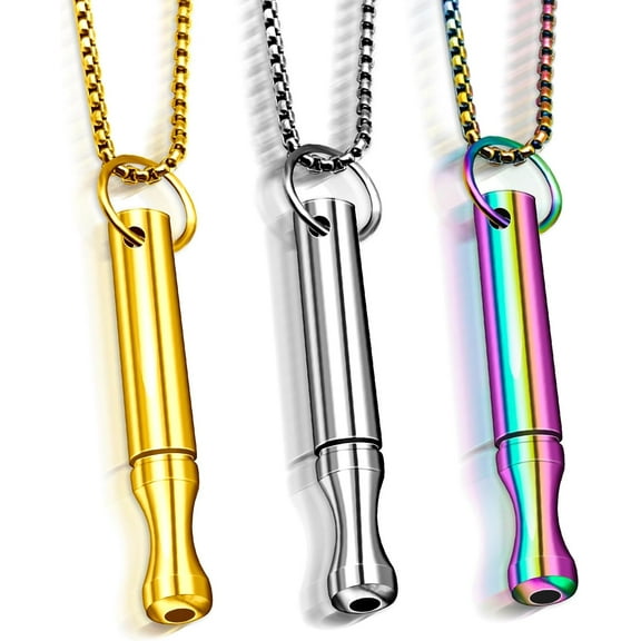 Necklace, 3pcs Anxiety Necklace Breathing, Mindful Breathing Necklace, Anxiety Necklace Breathing Exercises Necklace, Stress Relief Necklaces, Anxiety Gift For Women Men