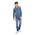 thumbnail image 2 of Camisa Tommy Hilfiger Maxwell de manga larga para niños, azul vaquero, 5 años, 2 of 3