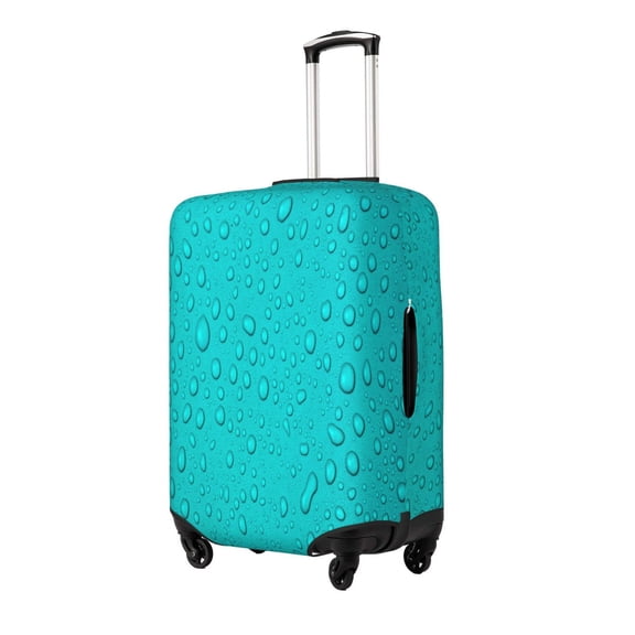 Rateoe water droplets Printed Luggage Cover, Suitcase Protector Fits 18-32 Inch Luggage-Medium