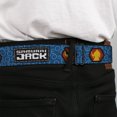 thumbnail image 4 of Cartoon NetworkBelt, Seatbelt Buckle Belt, Samurai Jack Title Logo and Icons with Swirl Blues, Youth 22 to 32 Inches, 4 of 9