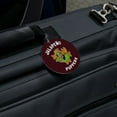 thumbnail image 5 of Jalapeno Puppers Puppy Dog Poppers Funny Humor Round Luggage ID Tag Card Suitcase Carry-On, 5 of 8