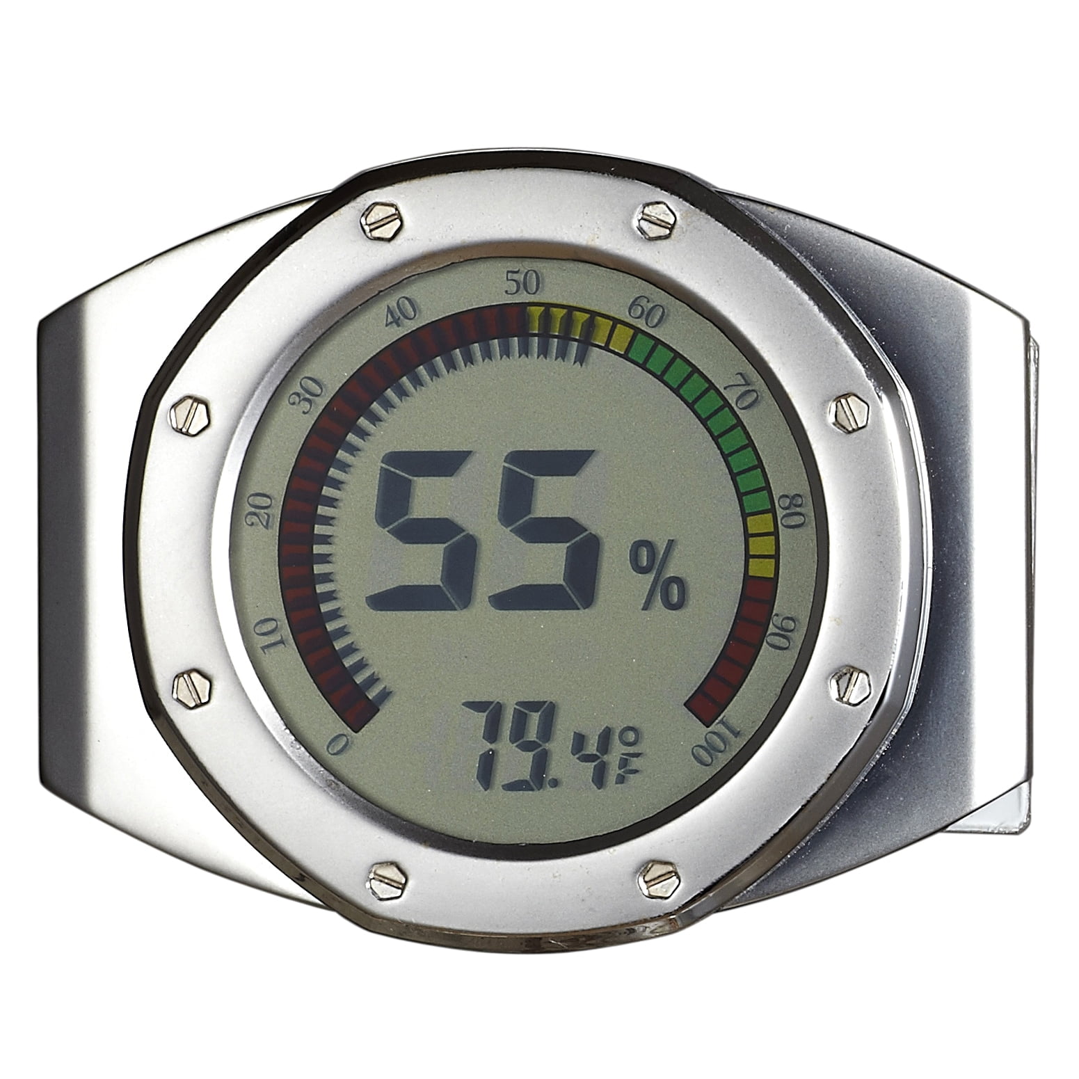 visol ultramodern circular digital hygrometer