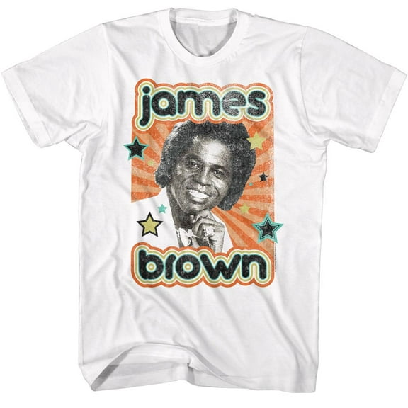 James Brown Stars White T-Shirt
