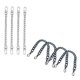 thumbnail image 1 of Correa de Cadena de de 8 Piezas Extensor de Correa de de 7,9 Pulgadas de Hebilla de Metal, 1 of 9