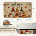 thumbnail image 3 of Fall Door Mat Pumpkin Gnome Welcome Door Mat, Maple Sunflower Non Slip Fall Welcome Mat Indoor Outdoor Autumn Harvest Door Mat Thanksgiving Decoration 30"*17", 3 of 6