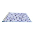 thumbnail image 2 of Ahgly Company Machine Washable Indoor Rectangle Southwestern Blue Country Area Rugs, 8' x 10', 2 of 4