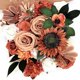 thumbnail image 1 of Conjunto De Flores Artificiales, Para Decoración De Bodas Diy, Ramo De Novia, Centros De Mesa, Decoración De Flores, Decoración Del Hogar - Estilo:estilo 1;, 1 of 5