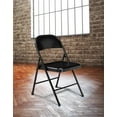 thumbnail image 2 of (Pack of 4) Commercialine® 900 Series All-Steel Folding Chair, Black, 2 of 8