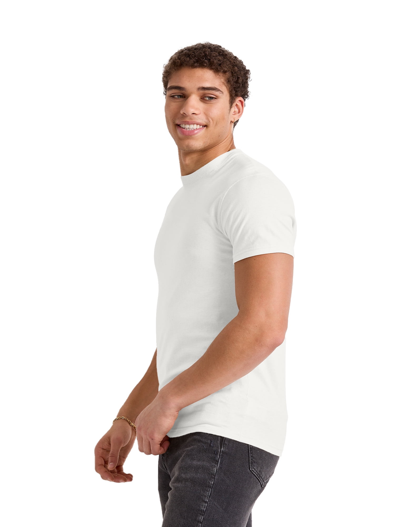 Hanes Originals Men's Cotton Lightweight Short Sleeve T-Shirt, Size S-3XL