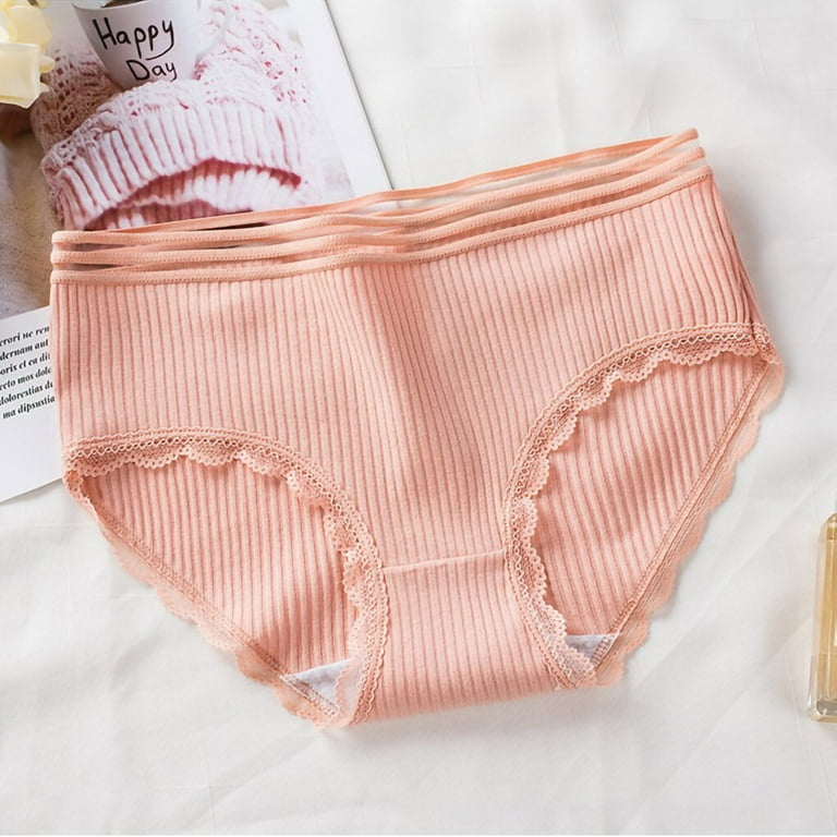  3PCS M-XXL Women Cotton Panties Underwear Female