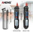 thumbnail image 4 of ANENG Digital Pen Multimeter NCV AC/DC Voltmeter Ohmmeter Resistance Capacitance Frequanecy Live Line Test Handheld 4000 Counts LCD Backlight Tester with Data Hold and Flashlight, 4 of 7