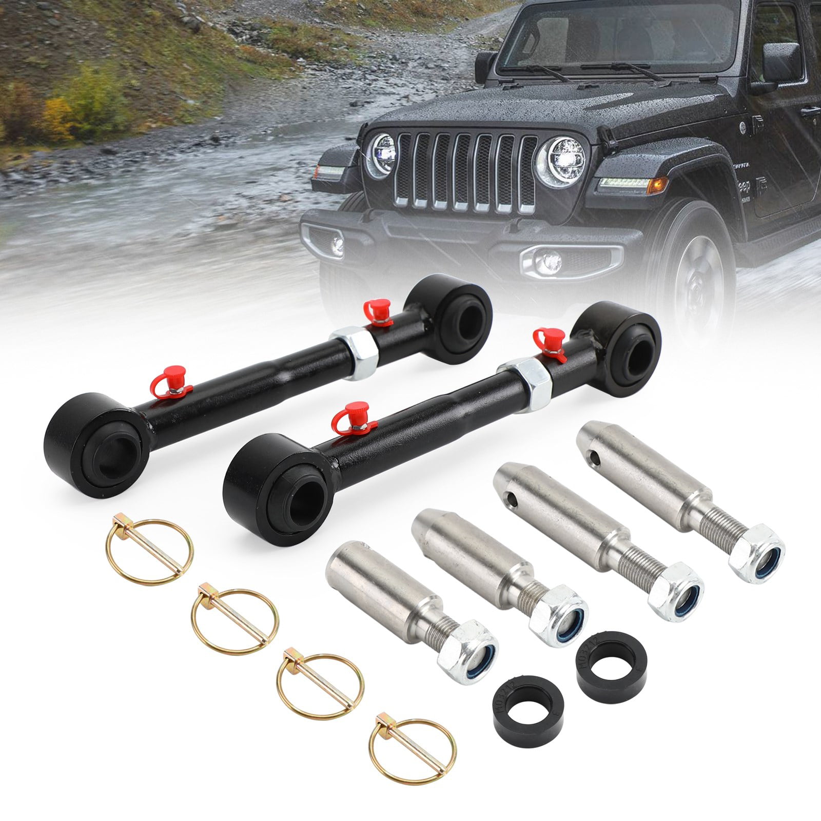 Buy Front Sway Bar Links Disconnect For 2007-2021 Jeep Wrangler JK JL  ”Lift Online at Lowest Price in Ubuy Algeria. 453185270