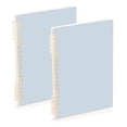 thumbnail image 2 of Haosy Baby Blue Notebooks 1-subject Journal 60 Sheets A5 College Ruled Paper Detachable Ring 8.3"x5.7", 2 of 8