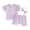 Purple, variant on Bagilaanoe 2pcs Toddler Baby Girls Shorts Set Short Sleeve Ruffle T Shirt Tops Shorts Headband 3M 6M 12M 18M 24M 3T Kids Casual Summer Clothes