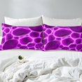 thumbnail image 5 of Marble Magma Twin Sheet Set Modern Geometric Sheets, Purple Bed Set Fire Flame Bed Sheets Set, Aesthetic Artwork Fitted Sheet Ultra Soft 3-Piece, 5 of 6
