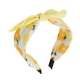 thumbnail image 1 of Diademas Elegantes de Flores y Hojas para Niños 6.30"x4.72"x2.05" Amarillo 1 Pcs, 1 of 3