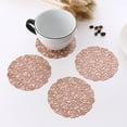 thumbnail image 5 of Posavasos hueco de PVC para mesas de café, vajilla, tazas, almohadillas navideñas, accesorios de decoración, 6 uds., 5 of 5