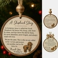 thumbnail image 3 of B Christmas Ornament Good Shepherd Pendant Decoration Holiday Hanging Decor For Tree Home Festive Decorations Religious Theme Ornament Gift For Family Friends, 3 of 3
