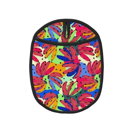 

Pofeuu Colorful Bananas Print Silicone Pot Mat Mitten With Hanging Loop Heat Resistant Oven Mitts Non-Slip Bbq Baking Smoking Potholders