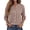 26#Wine, variant on Women's Button Down Shirts V Neck Long Sleeve Tops Casual Work Shirt with Pocket S-2XL