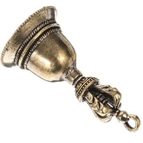 OUNONA Hand Held Bell 1Set Copper Golden For Enhancing The Ambiance In Homes And Public Spaces