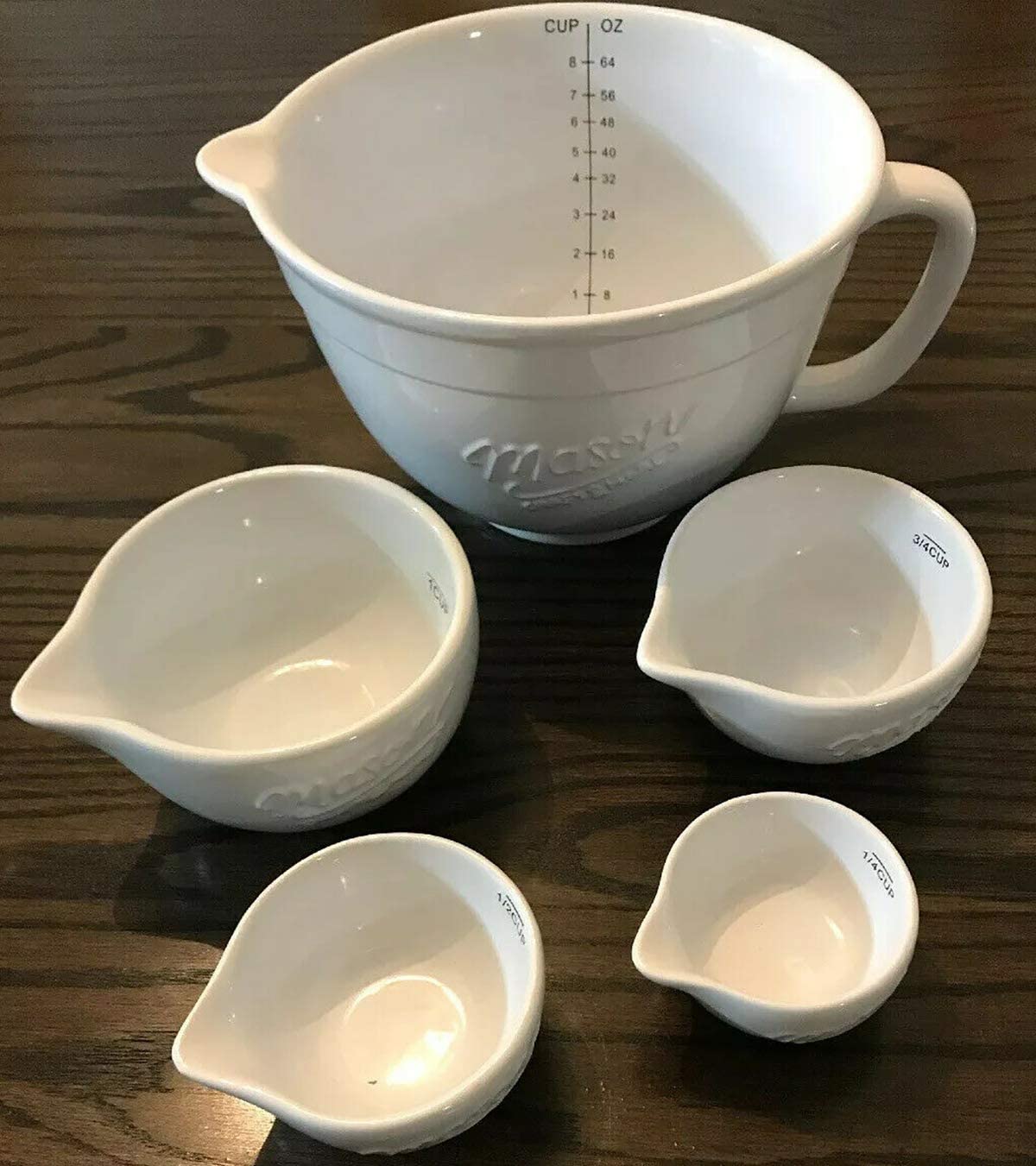 Mason Craft and More 5-Piece Batter Bowl & Measuring Cup Set