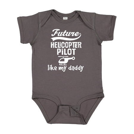 

Inktastic Future Helicopter Pilot Like Daddy Gift Baby Boy Bodysuit