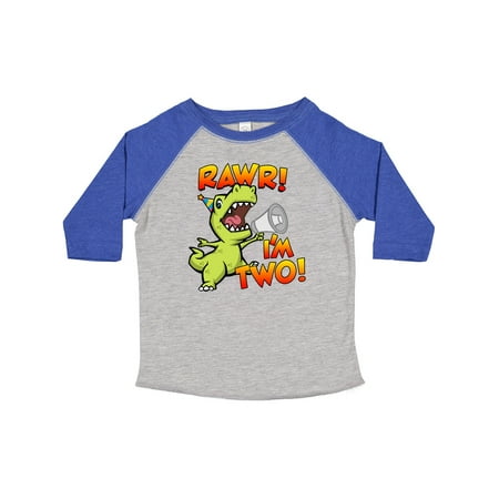 

Inktastic Rawr I m Two Dinosaur Gift Toddler Boy or Toddler Girl T-Shirt