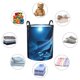 thumbnail image 4 of Fotbe A Wolf Barks Out A Window Cesto de Ropa con Asas, Cesto Impermeable de Gran Capacidad, Bolsa de Lavado para Dormitorio, Cesto de Ropa con Ruedas y Asas-Small, 4 of 6