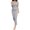 Gray, variant on Vedolay Mini Dress Women's Short-Sleeve Scoop Neck Swing Dress,Beige S