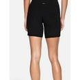 thumbnail image 2 of Hurley Womens Rib Biker Casual Walking Shorts, Black, Medium, 2 of 2