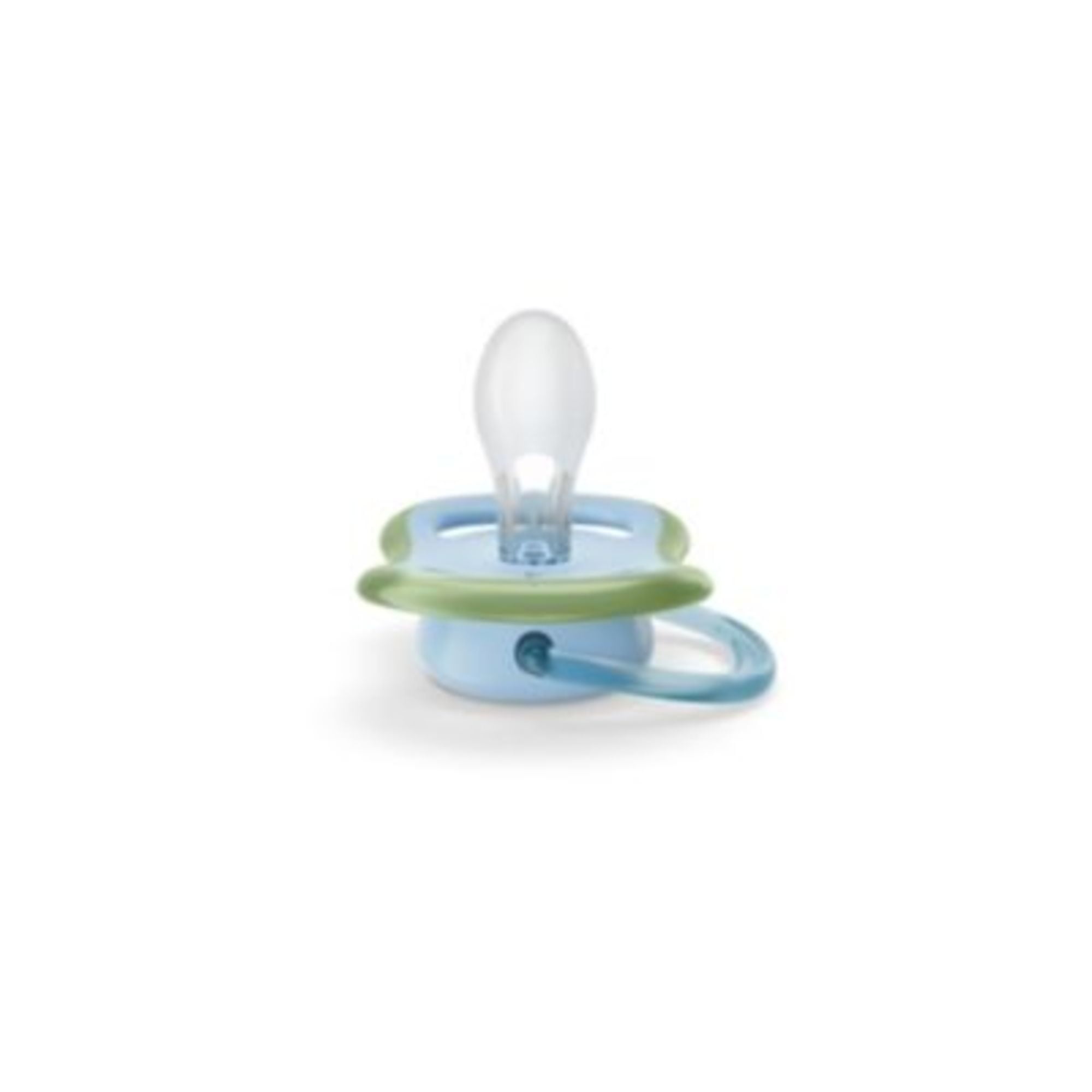 Philips Avent Ultra Air Pacifier 0-6M, Pastel Green / Celestial Blue, 2 Pack, SCF085/21