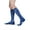 Blue, variant on Sigvaris 412CXS56 20-30mmHg Knee High Compression Sock- Extra Large And Short- Pink