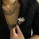 thumbnail image 3 of Broche de Hojas Vintage para Mujer para Hombre @ Traje de Esmoquin Solapa Boda Graduación Ramillete jinwen Broche, 3 of 8