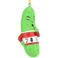 thumbnail image 2 of Tree Buddees Cute Hiding Pickle Christmas Ornament, 2 of 10
