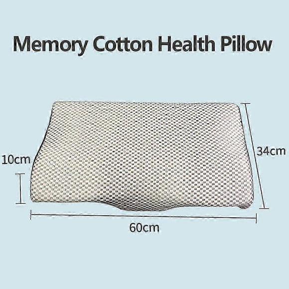 Memory Foam Bed Orthopedic Pillow Neck Protection Slow Rebound Memory Pillow Butterfly Shaped Health Cervical Neck 26s