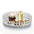 thumbnail image 1 of Bandeja de perfume de cristal Feyarl para maquillaje cosmético, color plateado, 1 of 7