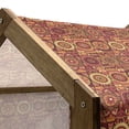 thumbnail image 5 of Mandala Pet House, Floral Arrangement Hand Drawn Abstract Bohemian Ornament with Geometric Detail, Outdoor & Indoor Portable Dog Kennel with Pillow and Cover, 5 Sizes, Multicolor, by Ambesonne, 5 of 5